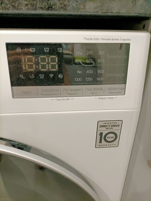 Máquina lavar roupa LG 9Kg