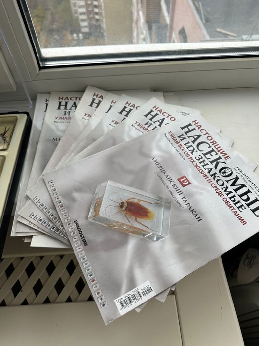 Колекція комах разом із журналами