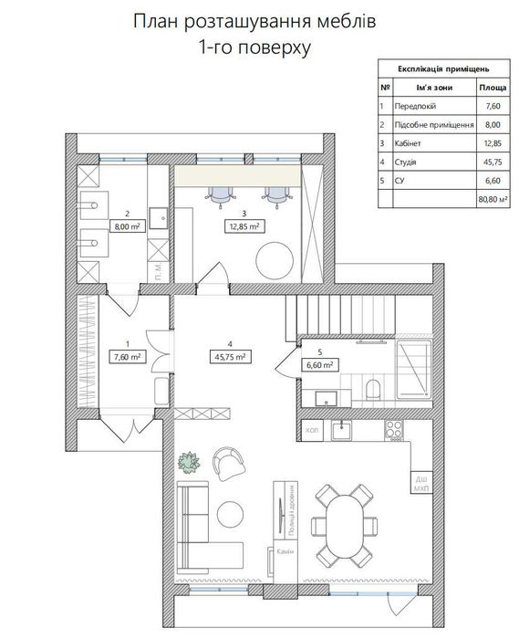 Продаж будинка 160 м² (з безпечною кімнатою) КМ Ovillas