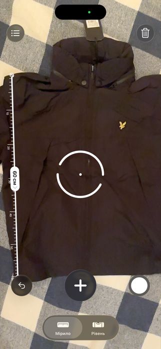 Lyle & Scott куртка M чорна нова з бірками (вітровка)