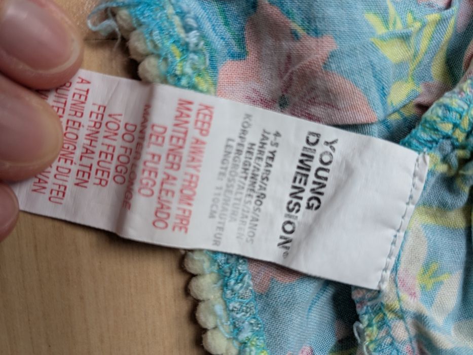 Koszulka na ramiączkach dla dziewczynki Primark r. 110