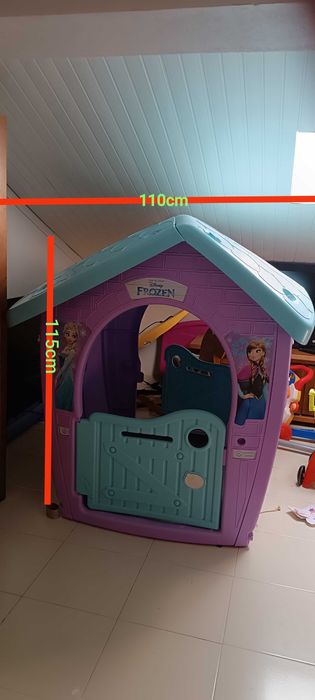 Casinha brincar da Frozen, casa de brincar. Casa menina