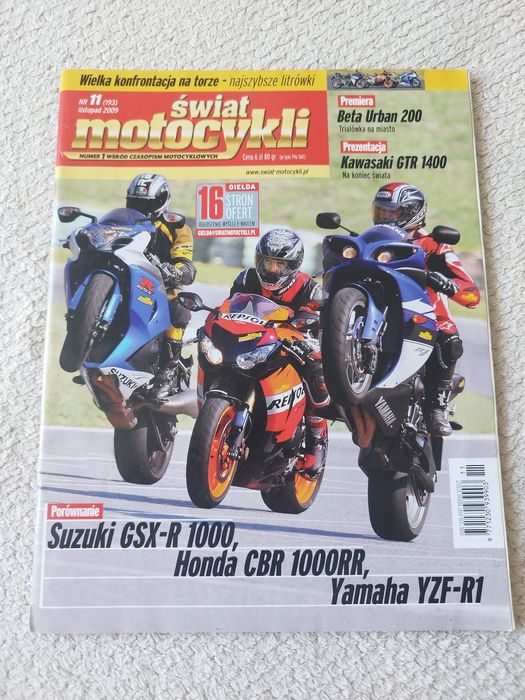 Czasopismo kolekcjonerskie Świat motocykli  2012