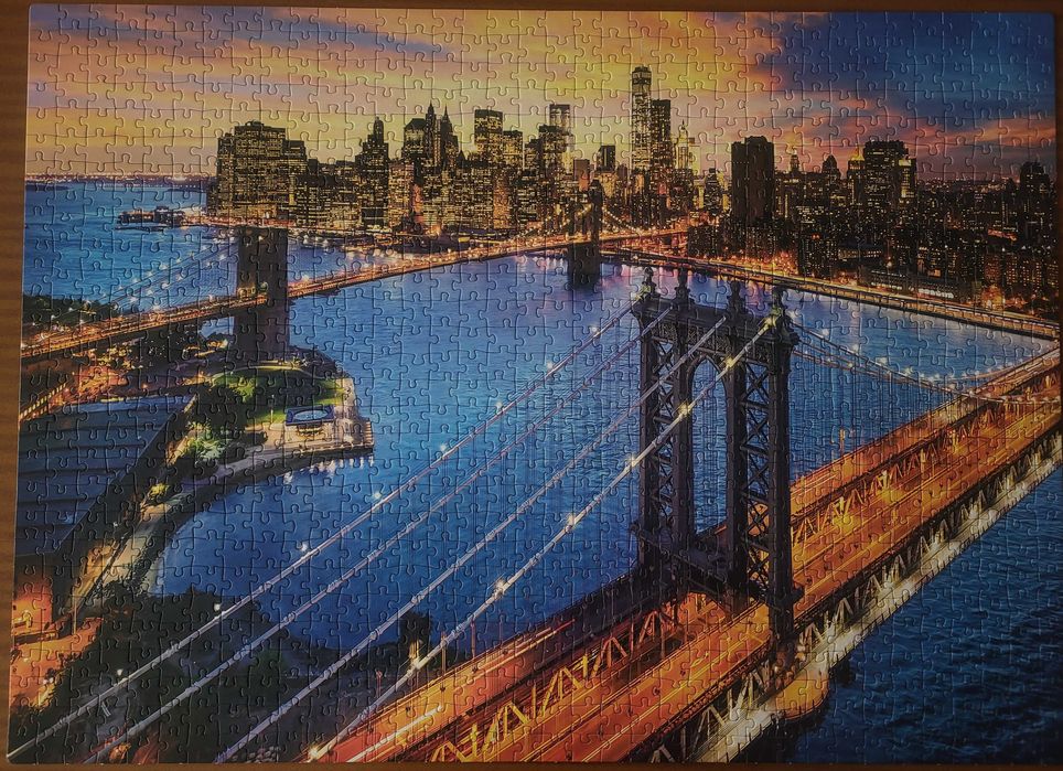 Puzzle Clementoni 1000 - Nowy Jork nocą
