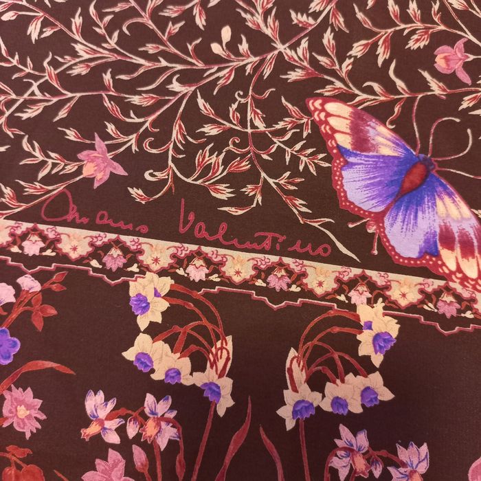 Valentino платок хустка шаль шовк