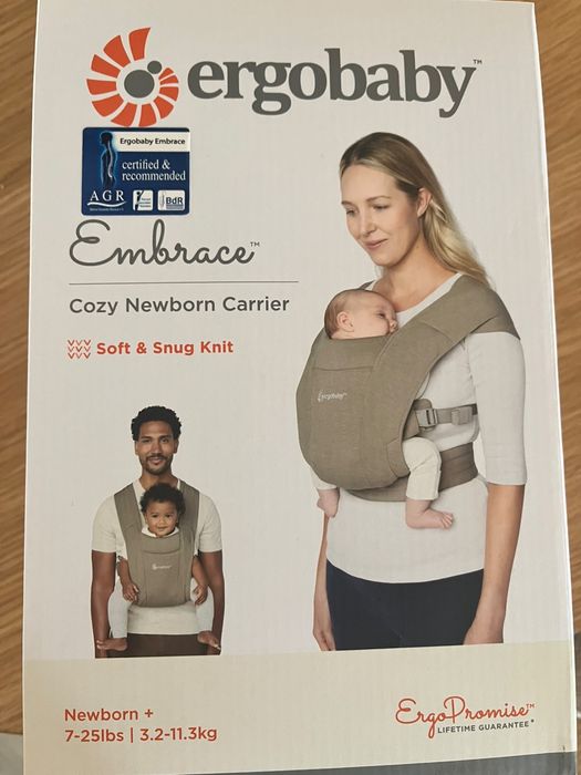 Porta-Bebés Ergobaby Embrace (Recém-Nascido) - Como Novo com Caixa