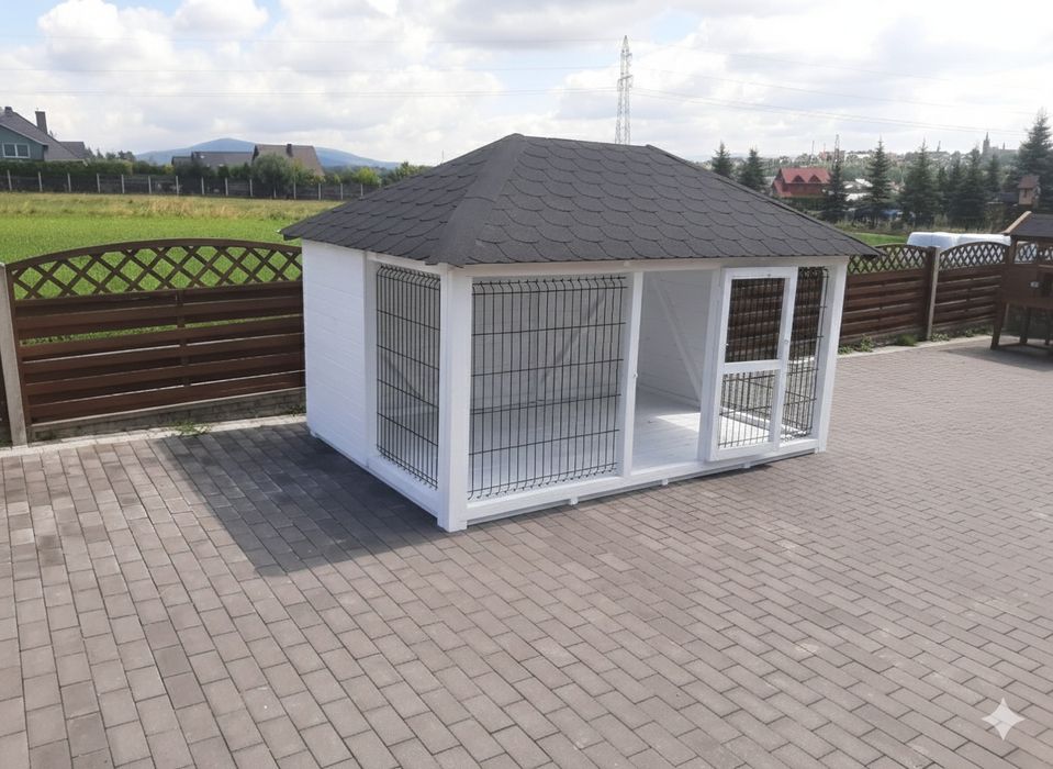 Kojec dla psa 3x2 dach koperta wys 2m