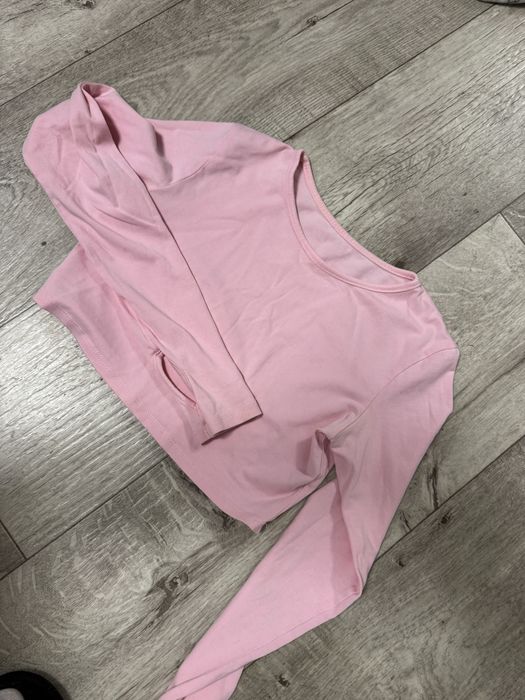 Кроп топ нежно розовый