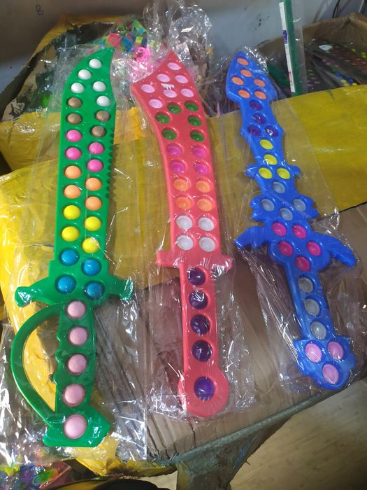 Меч,сабля с Поп ит,симпл димпл !Новинка!Антистресс,56 см!Пластмасса