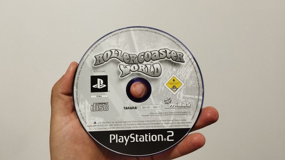 Jogo PS2 Roller coaster world