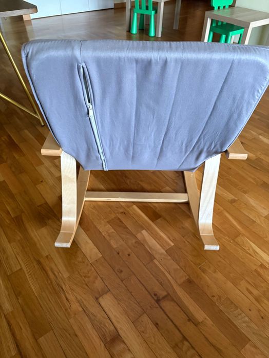 Rocking chair with leg extension