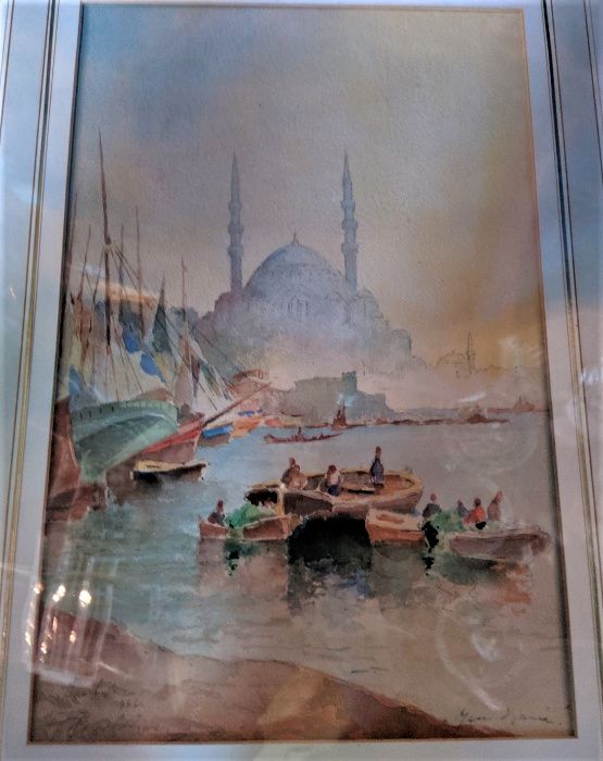Quadro Mesquita Aguarela