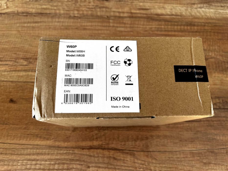 Telefon VoIP Yealink W60B + W56H: Zestaw DECT IP Phone (kompletny A++)