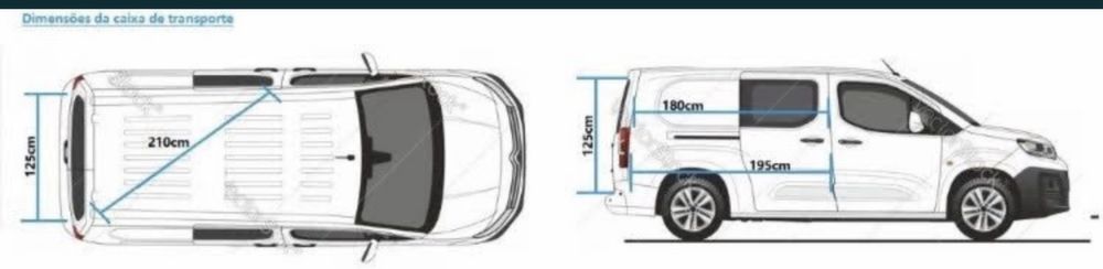 Alugar carrinha mudanças pequenas