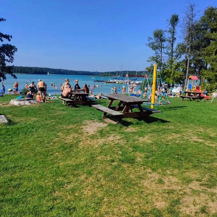 Apartament nad jeziorem Pluski przy plaży