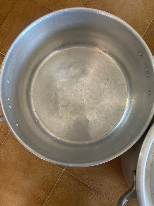2 tachos aluminio