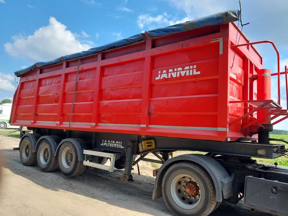 Naczepa Wywrotka Janmil  stalowa  wózek dolly nie bodex kempf mega wielton