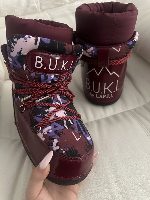 Moon boot луноходи снігоходи 38 бургунді 37  buki lapti