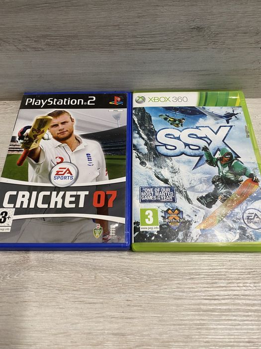 Zestaw gier wideo na xboxa oraz playstation