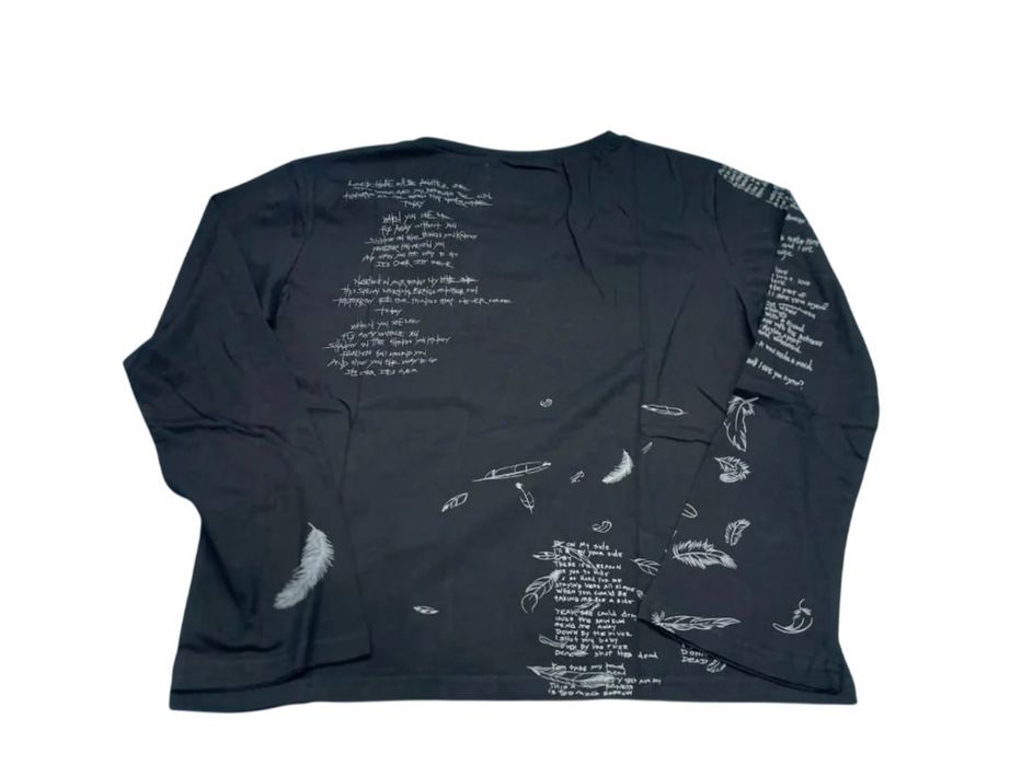 Архивный лонг от Number Nine SS08 Bird Feather Sleeve Shirt