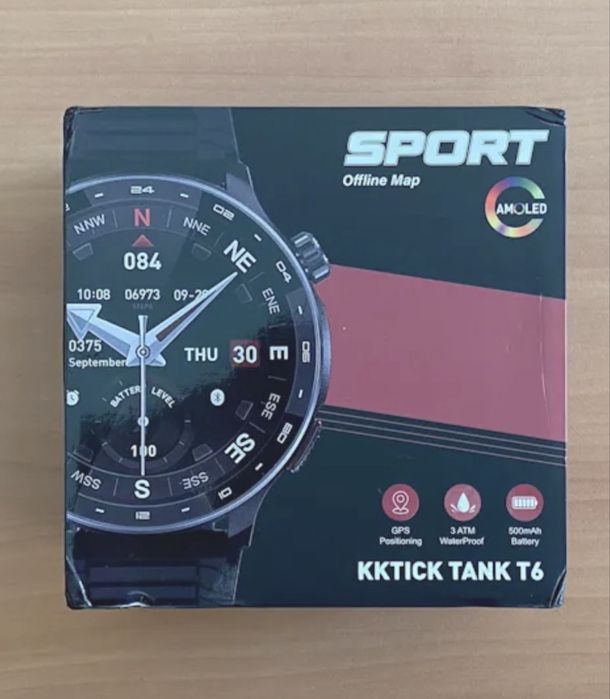 Smartwatch KKTink Tank T6
