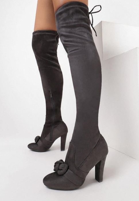 Ciemnoszare kozaki Vices r.38 Nowe