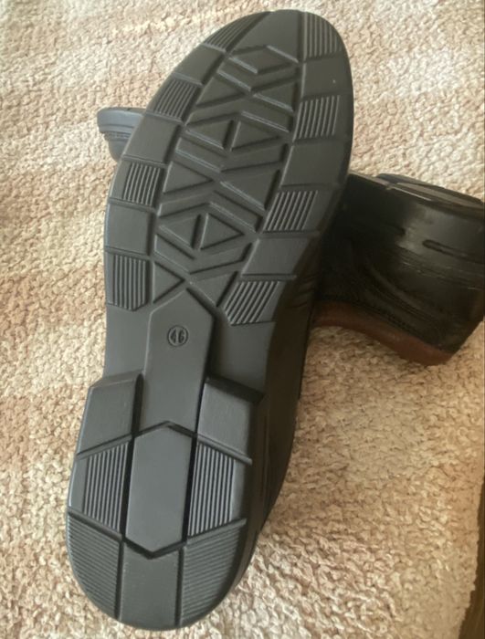 Półbuty męskie skóra, rozmiar 46