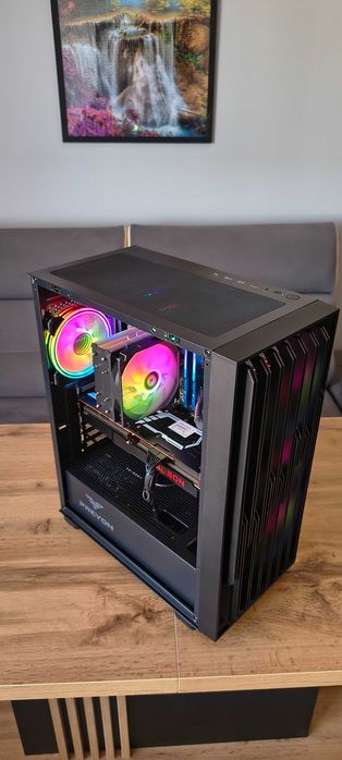 Komputer Gamingowy: RX 6700 XT 12GB/Ryzen 5 5500/1TB SSD M.2/AM4/ARGB/W11