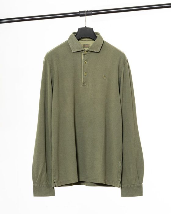 Бавовняна сорочка - поло GRAN SASSO (54/XL) Оригінал