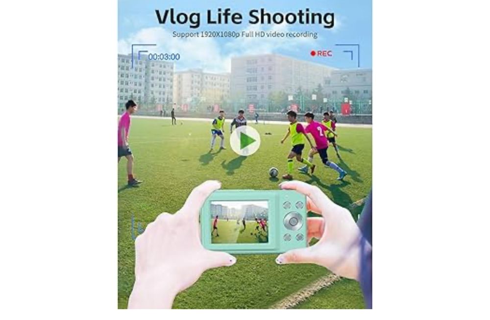 Aparat cyfrowy kompaktowy 44MP 16x zoom detekcja twarzy 1080P