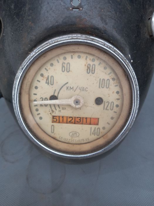 K750 ural dniepr m72 licznik biały