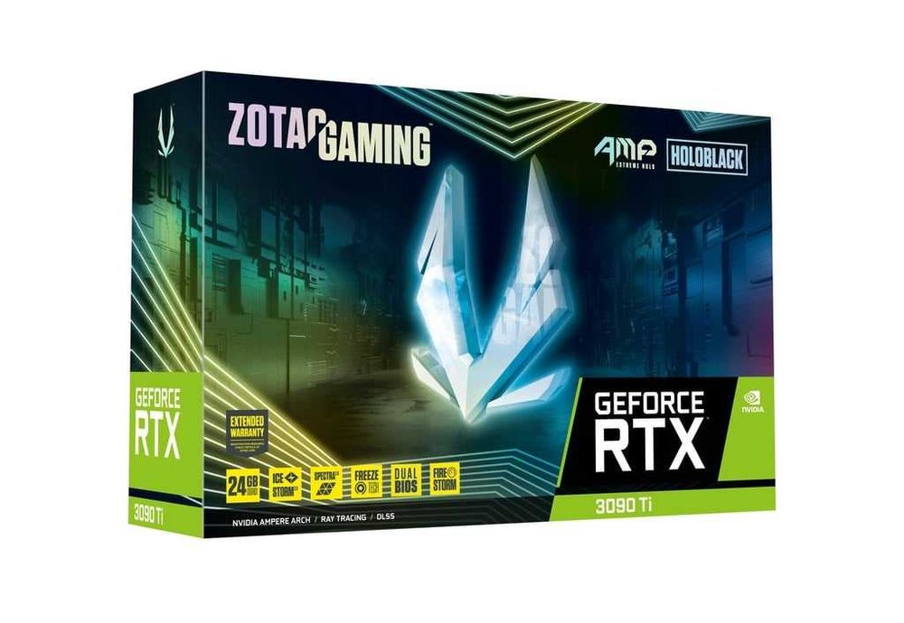 Placa Gráfica Zotac Gaming GeForce RTX 3090 Ti AMP Extreme Holo 24GB