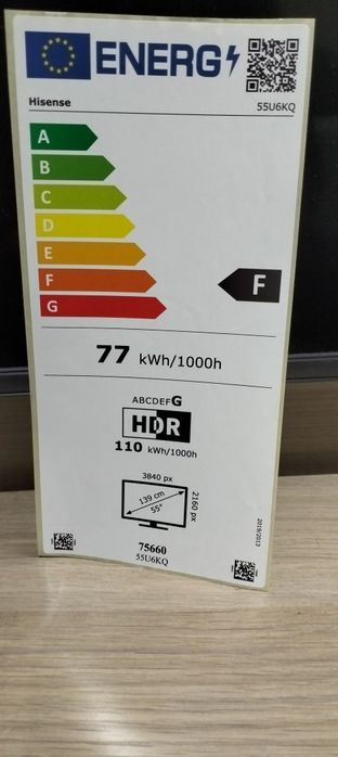 Televisão Hisrnse 55 polegadas