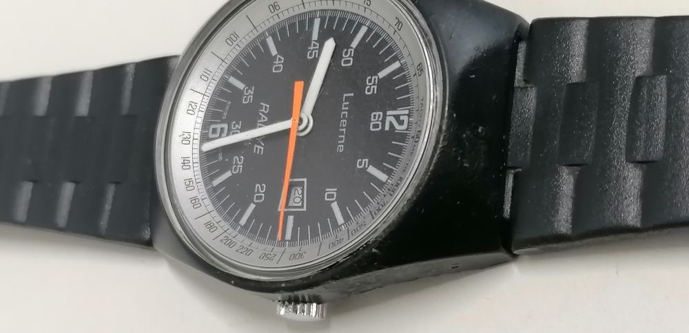 Relógio Lucerne rallye antigo