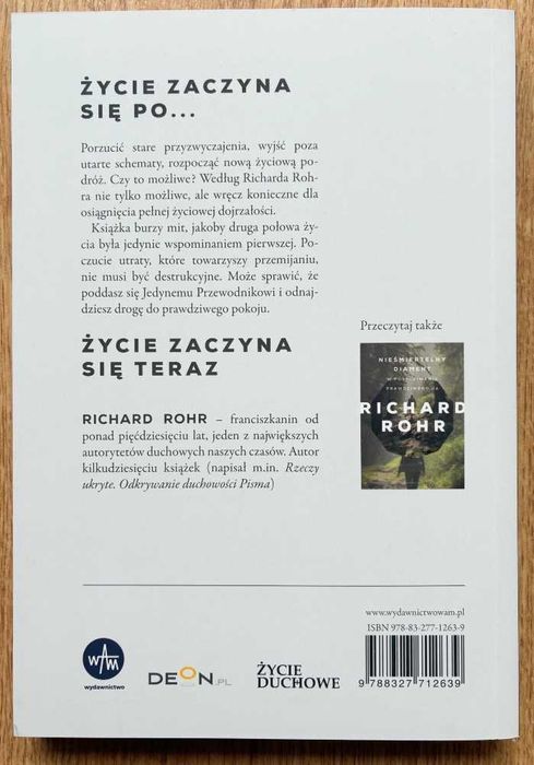 Richard Rohr - Spadać w górę. Duchowość na obie połowy życia