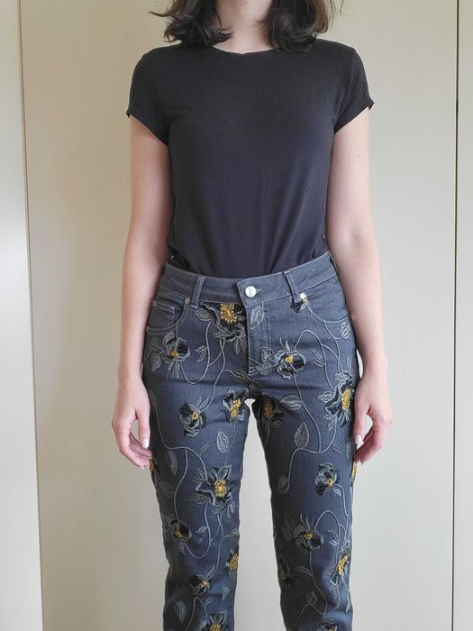 Calças Ganga Bordadas - Marani Jeans