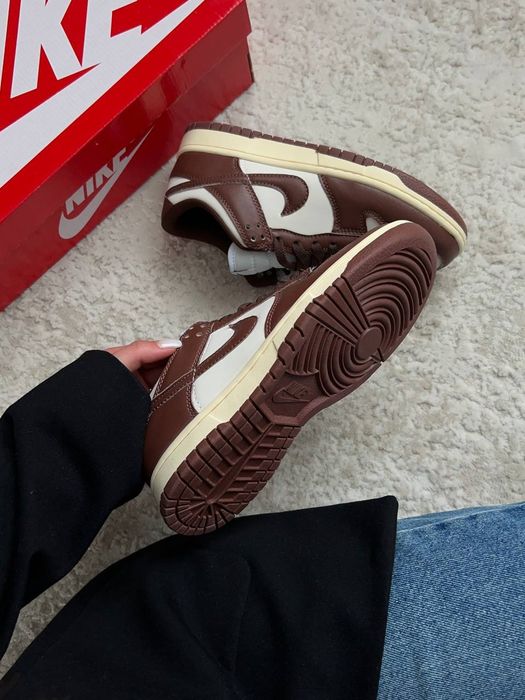 Nike Dunk Low Brown White (Cacao / Chocolate) Найк Взуття Кросівки ТОП