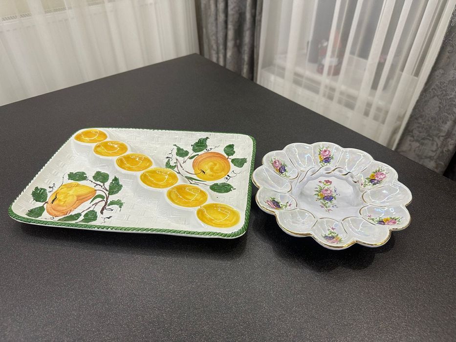 Сервировочная тарелка Тарелка для посхальных фаршированных яйиц Itali