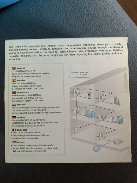 Tenda P200 Powerline