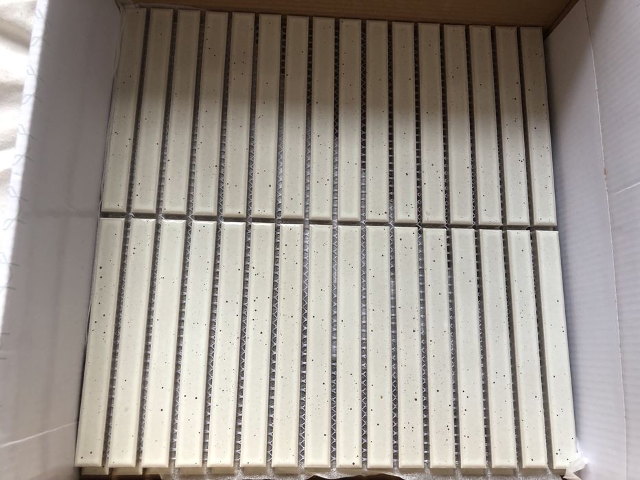 Mozaika na ściane  zielone oliwkowe mietowe gres gresowe płytki Raw Decor 6 x 30cm Sticks