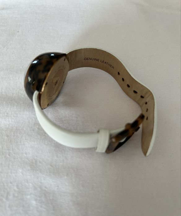 Zagatek Emporio Armani designerski, biało brazowy
