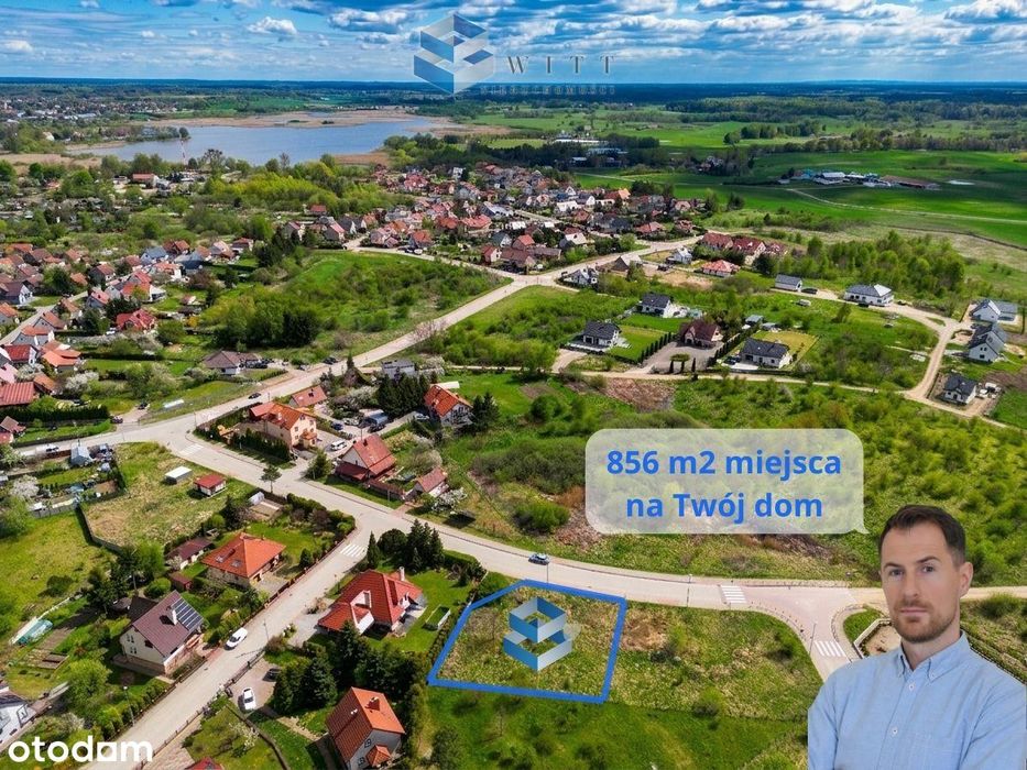 Działka budowlana 856 m² – Morąg, ul. Łąkowa