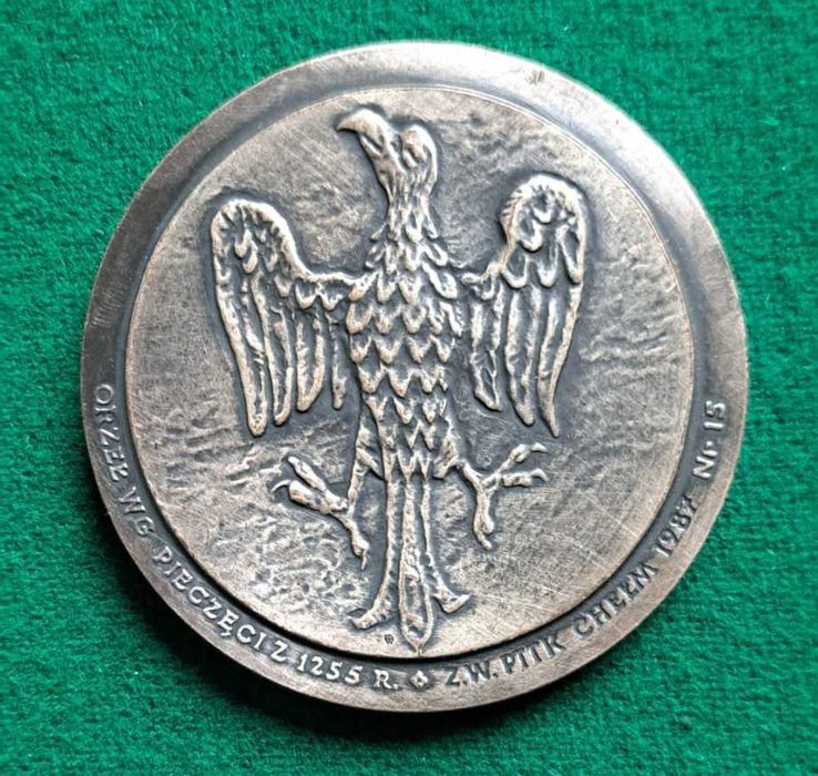 medal Bolesław Wstydliwy PTTK Chełm 1987r.