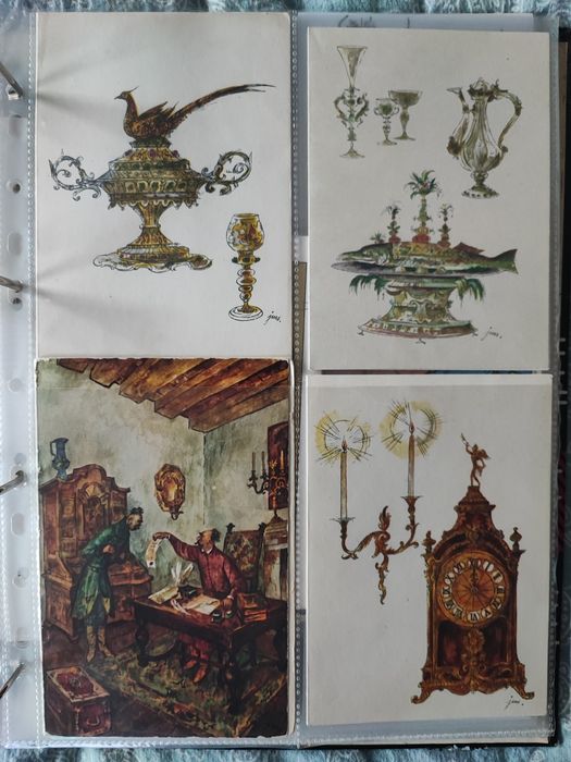 Szancer pocztówka i karnety