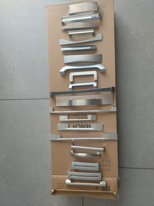 Uchwyt meblowy pojedynczych stal chrom reling gałka