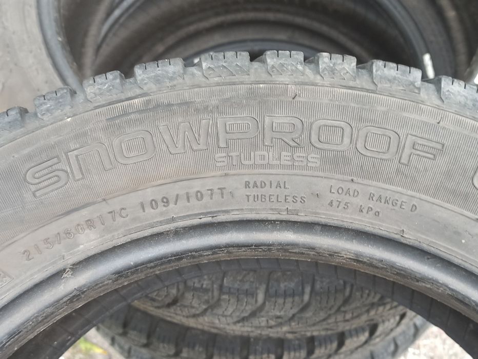 215 60 r17C 109/107T Nokian Tyres SnowProof C komplet zima wymiana