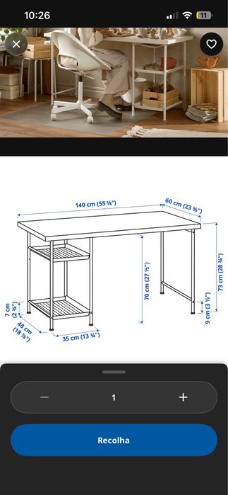Mesa c/ 4 cadeiras