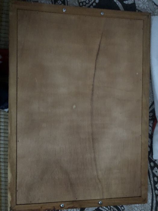 Bandeja tabuleiro em azulejo e madeira