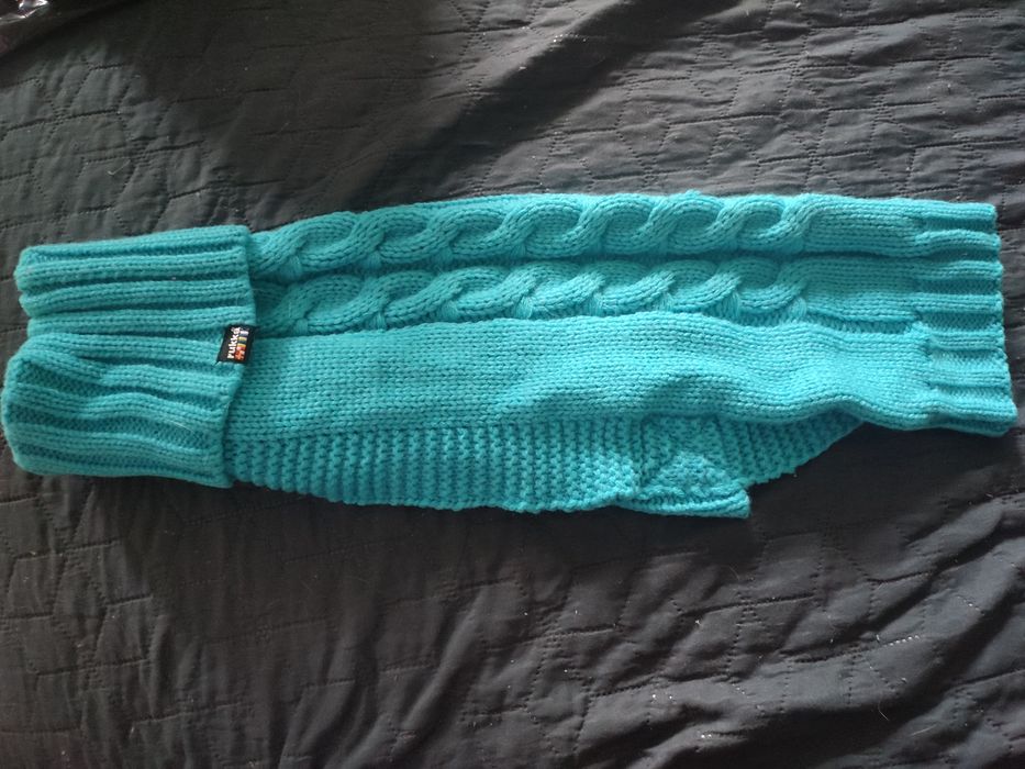 Sweter dla psa Rukka® Wooly, turkusowy r. L