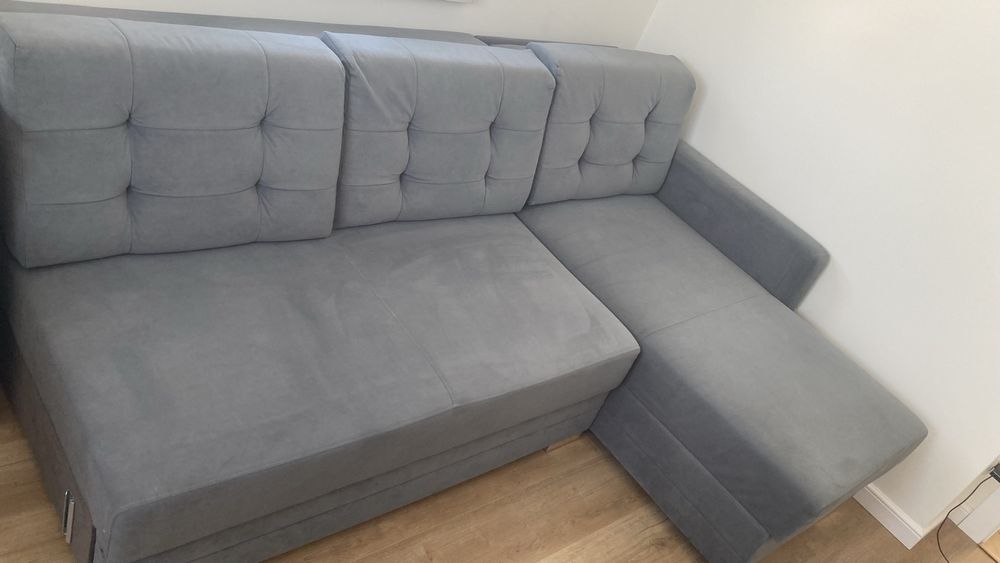 Narożnik z funkcja spania